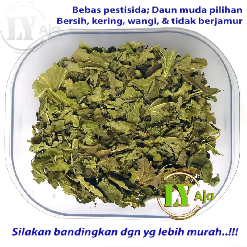 LY Aja Teh Daun Tin / Ara Kering – Daun Fig Herbal Alami Tanpa Campuran