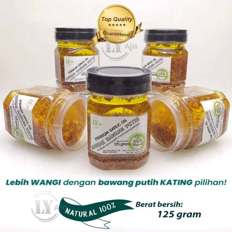 LY Aja Minyak Bawang Putih Kating Goreng 125g – Premium Garlic Cooking Oil Tanpa Pengawet - Image 5