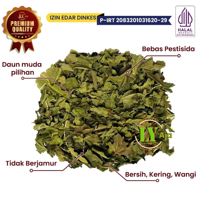 LY Aja Teh Daun Tin / Ara Kering – Daun Fig Herbal Alami Tanpa Campuran - Gambar 10
