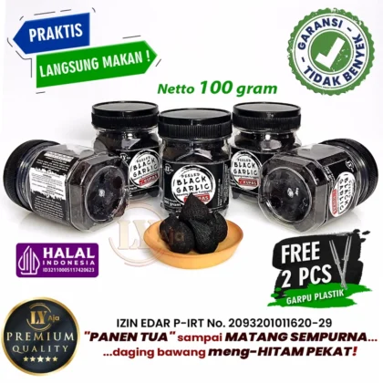 Bawang hitam tunggal kupas - LY Aja
