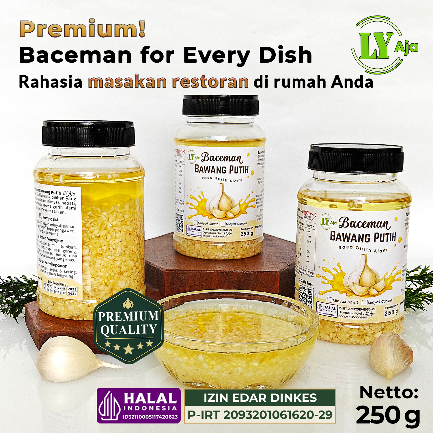 baceman bawang 250g LY Aja