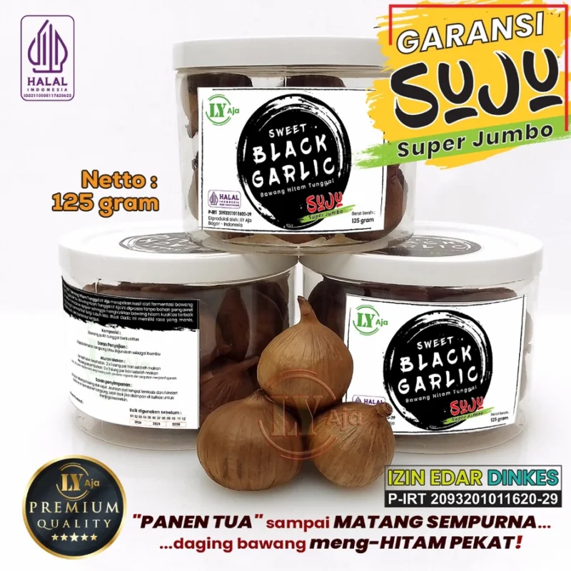Bawang Hitam Tunggal – Super Premium, manis, lembut, kaya manfaat | LY Aja