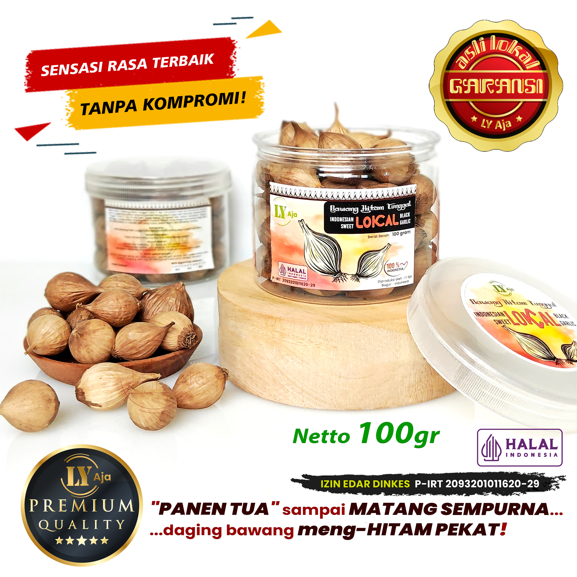 bawang hitam tunggal lokal - LY Aja